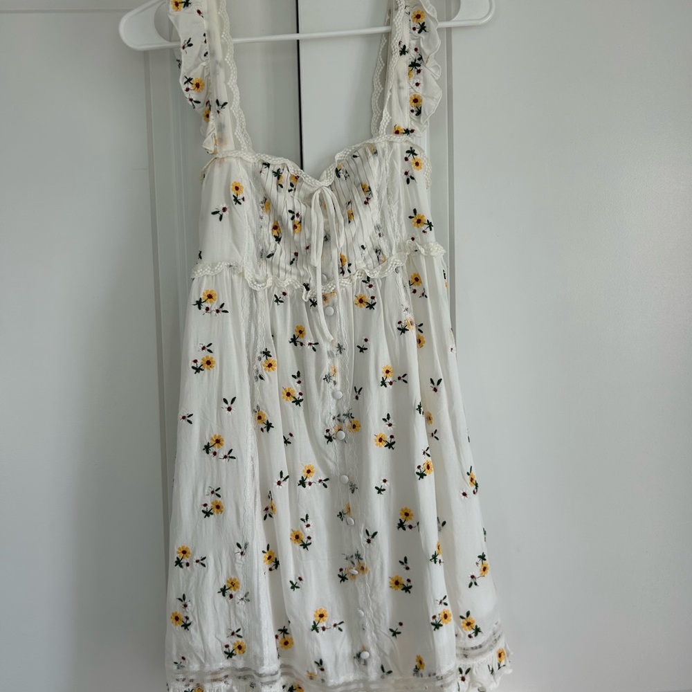 Altar’d state mini sunflower dress size xs